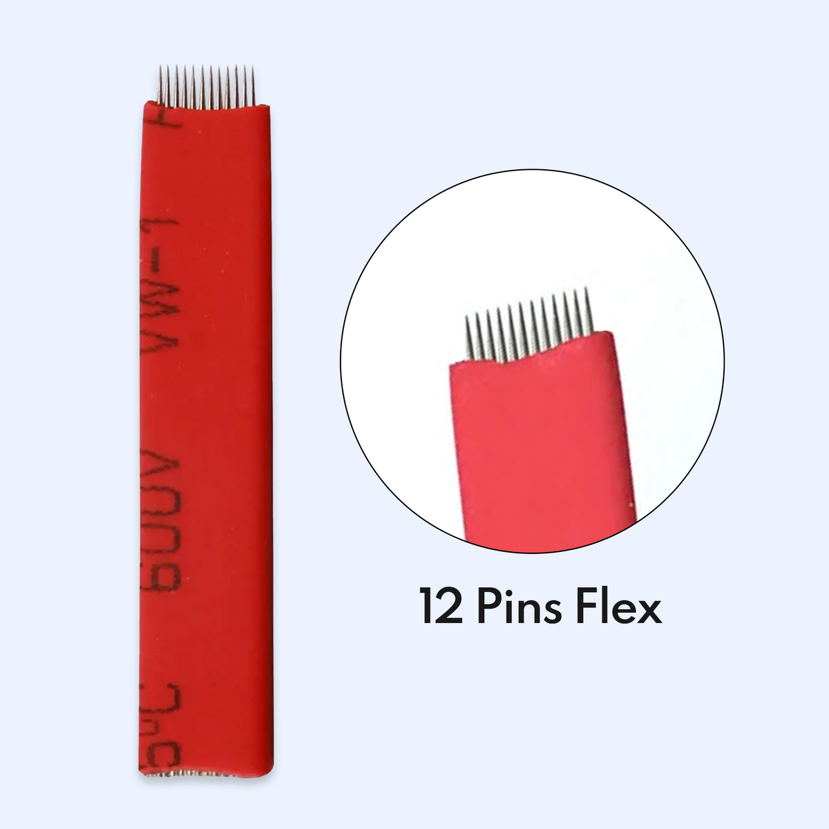 Agulha - 12 PINS FLEX - Reta