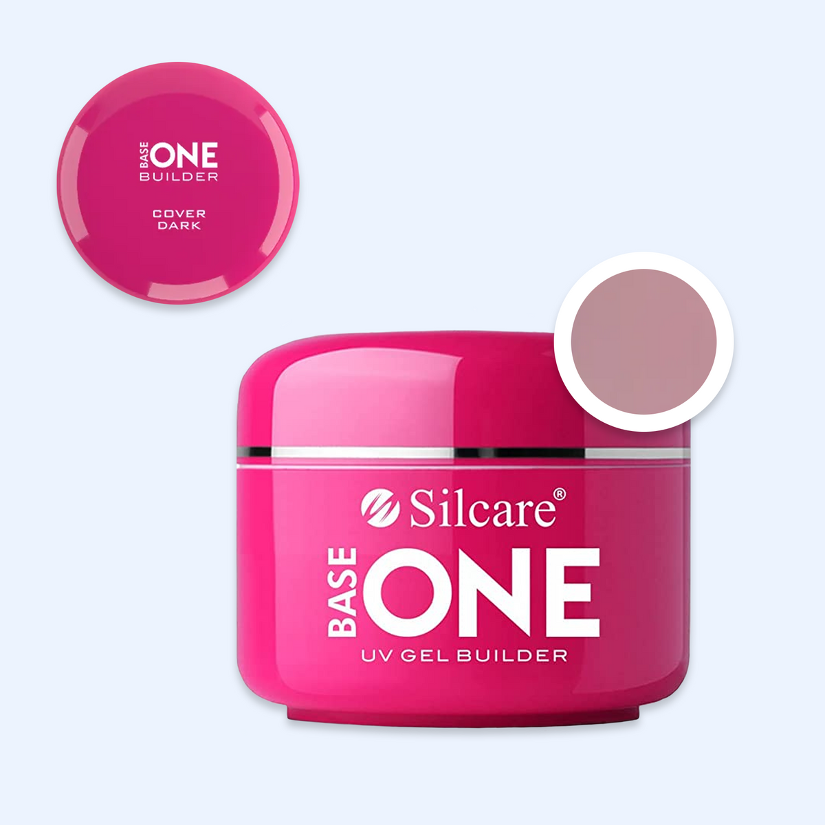 Gel Base One Cover Dark - Silcare