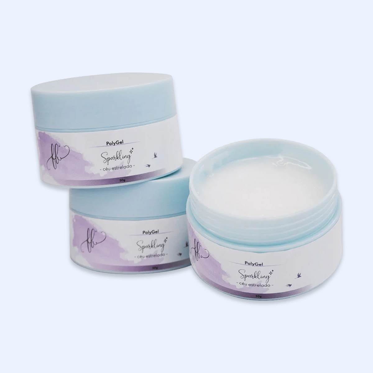 Polygel Sparkling 50g - Céu Estrelado