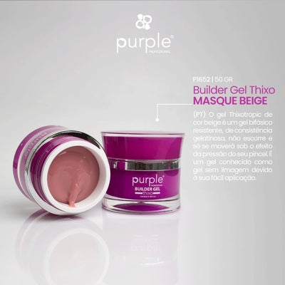 Gel Builder Thixo Masque Beige - Purple