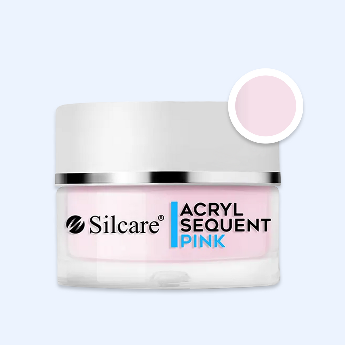 Acrílico Sequent Pink Clear - Silcare