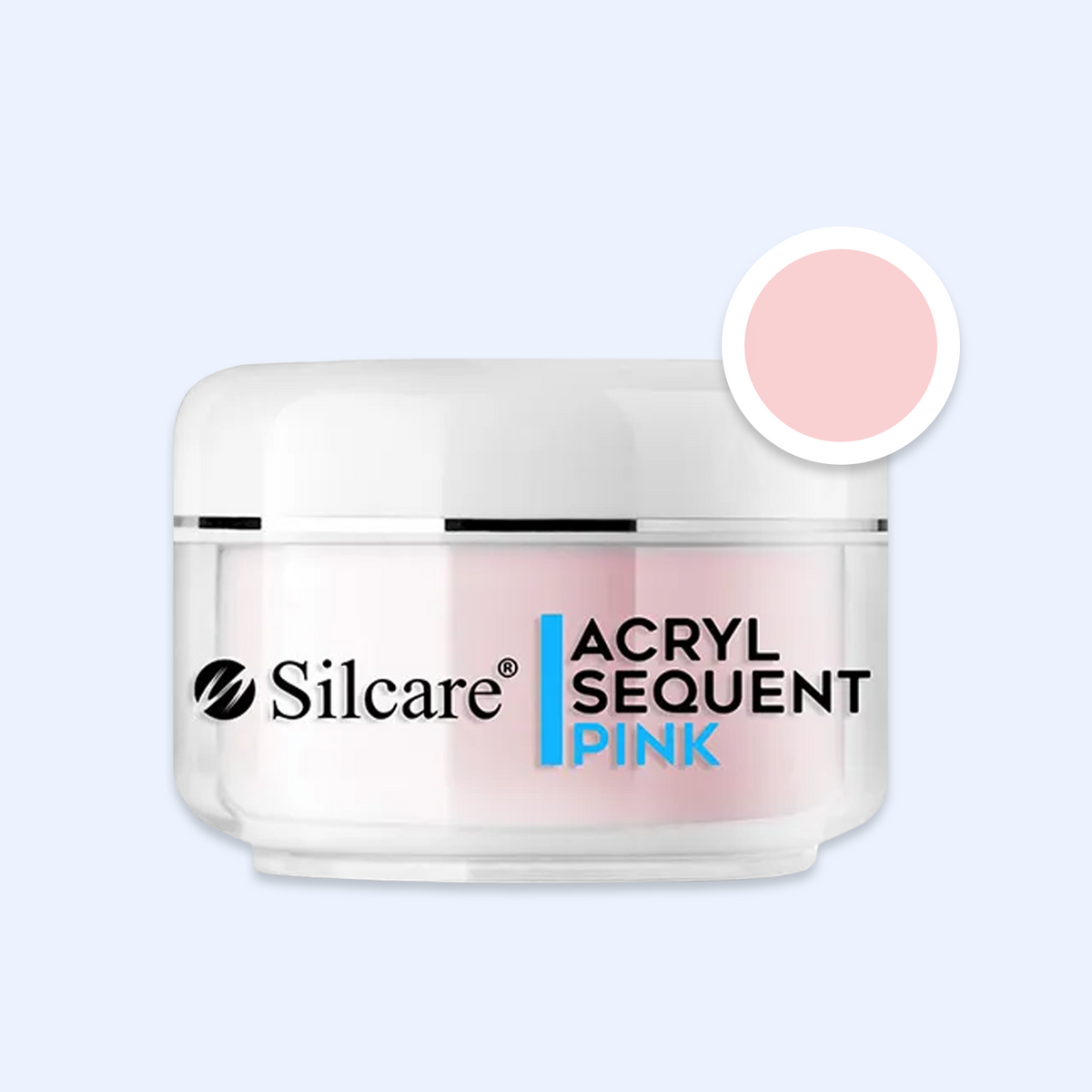 Acrílico Sequent Pink Clear - Silcare