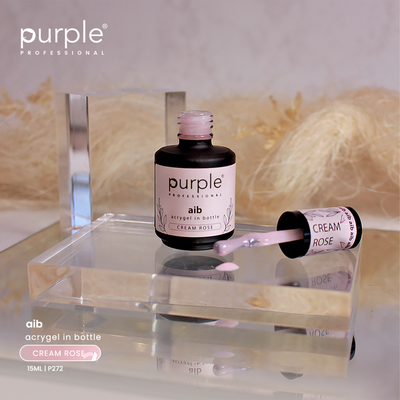 AIB - Acrygel in a Bottle Cream Rose - Purple