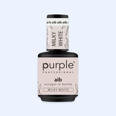 AIB - Acrygel in a Bottle Milky White - Purple