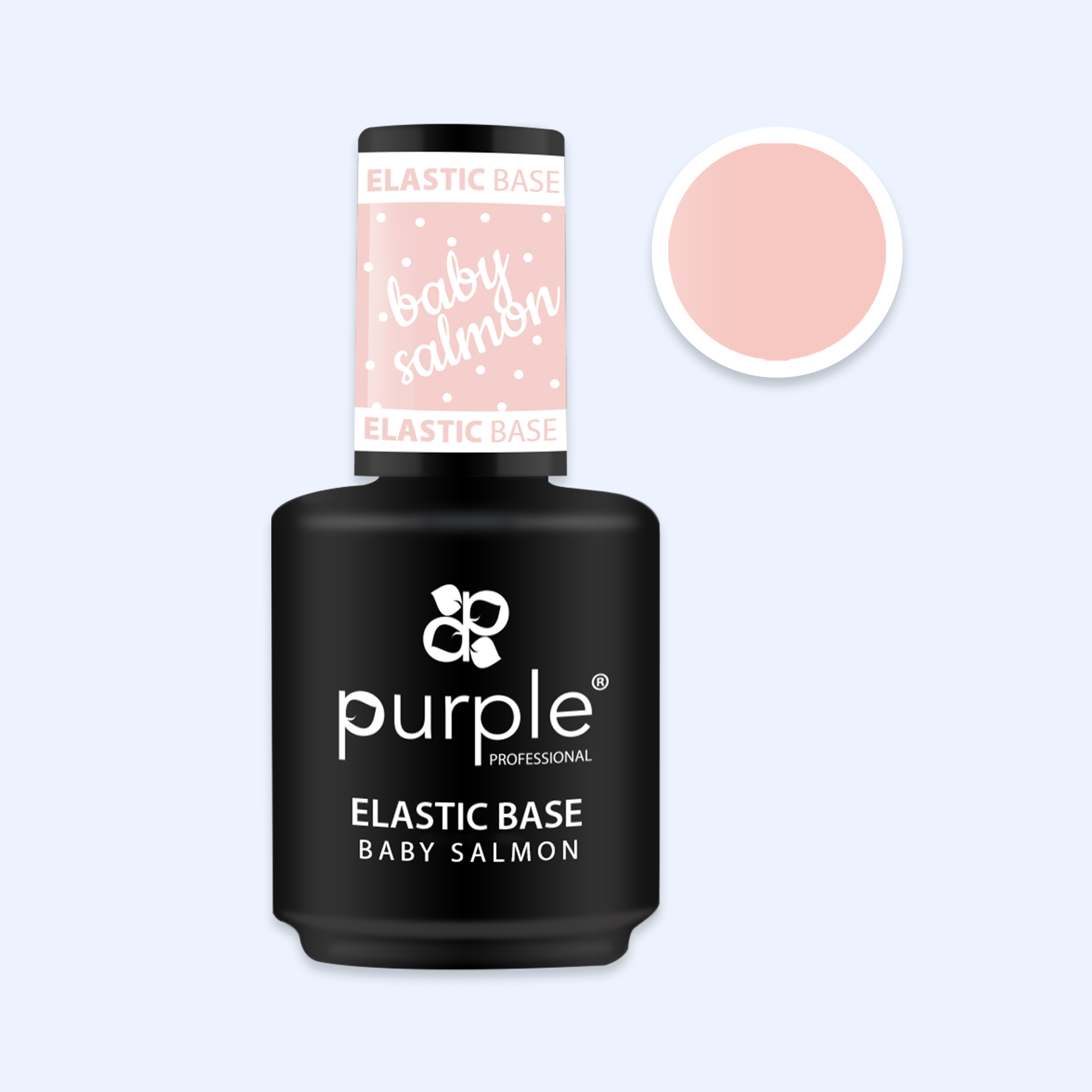 Elastic Base Purple - Baby Salmon