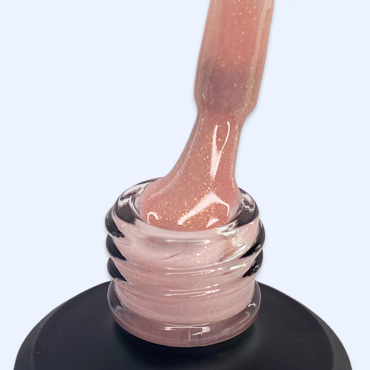 Elastic Base Purple - Shimmer Peach