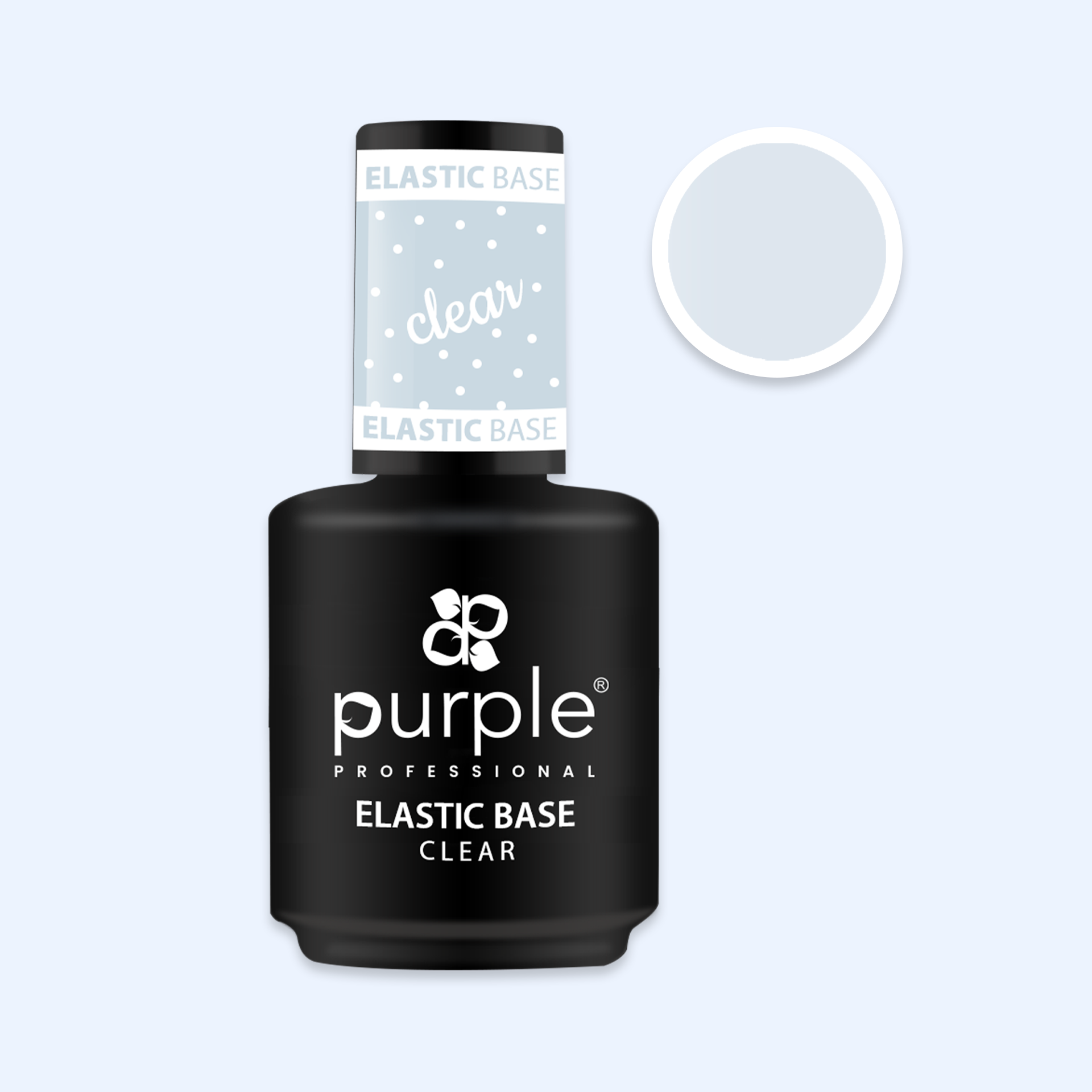 Elastic Base Purple - Clear