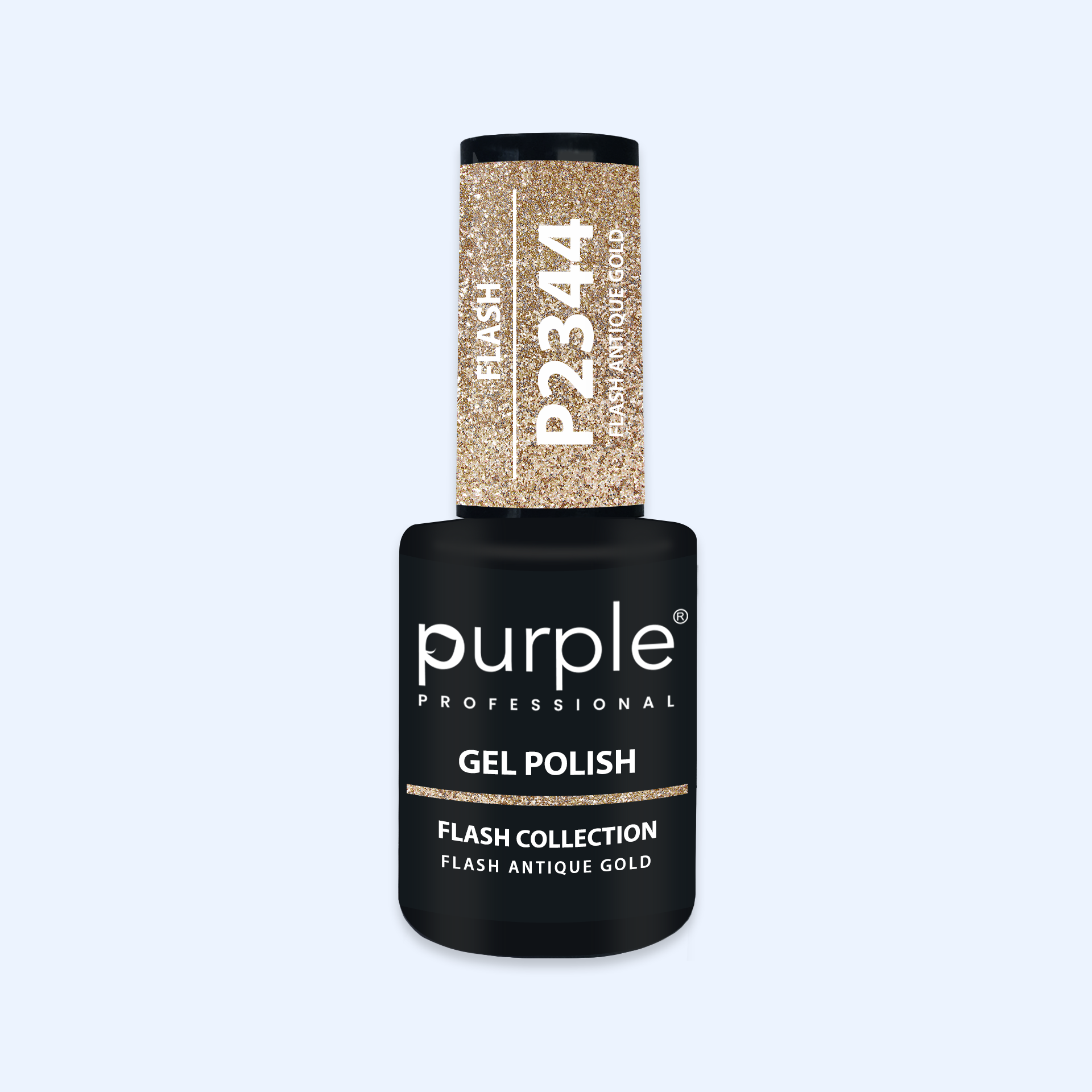 Verniz Gel Purple - Flash Antique Gold P2344