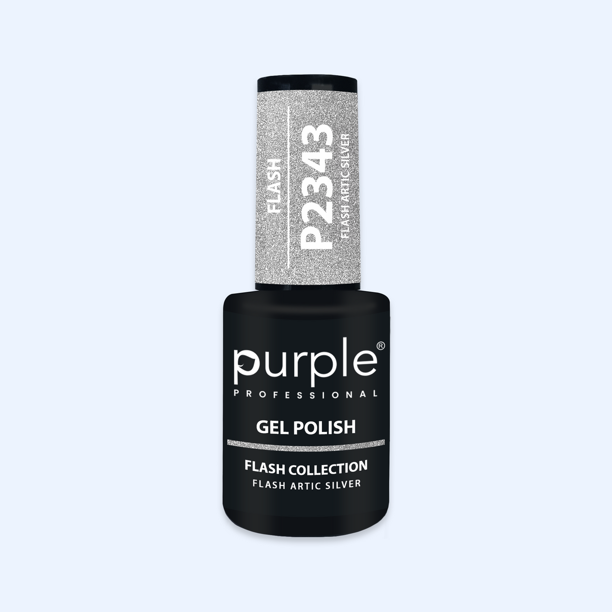 Verniz Gel Purple - Flash Artic Silver P2343