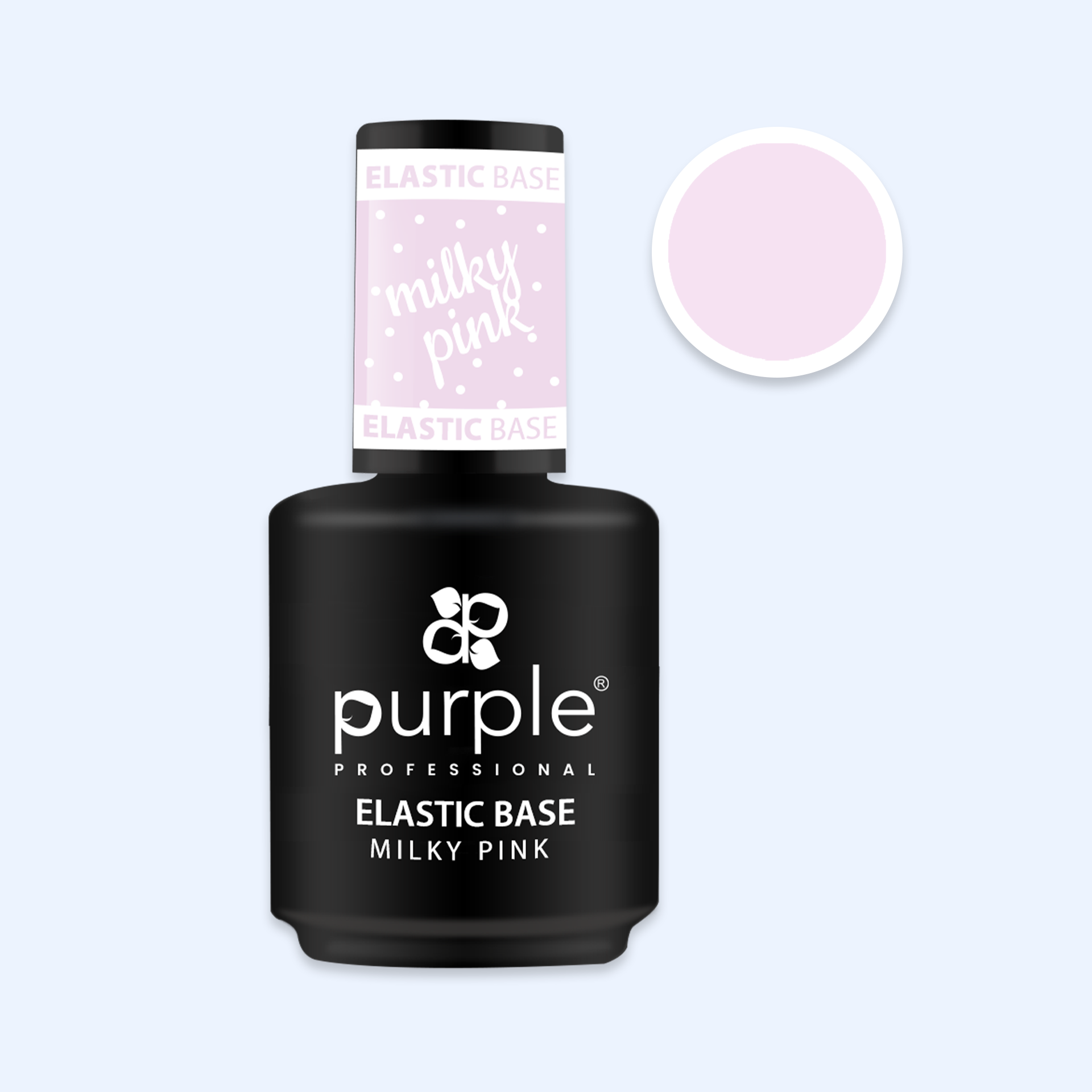 Elastic Base Purple - Milky Pink