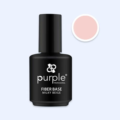 Fiber Base Purple - Milky Beige