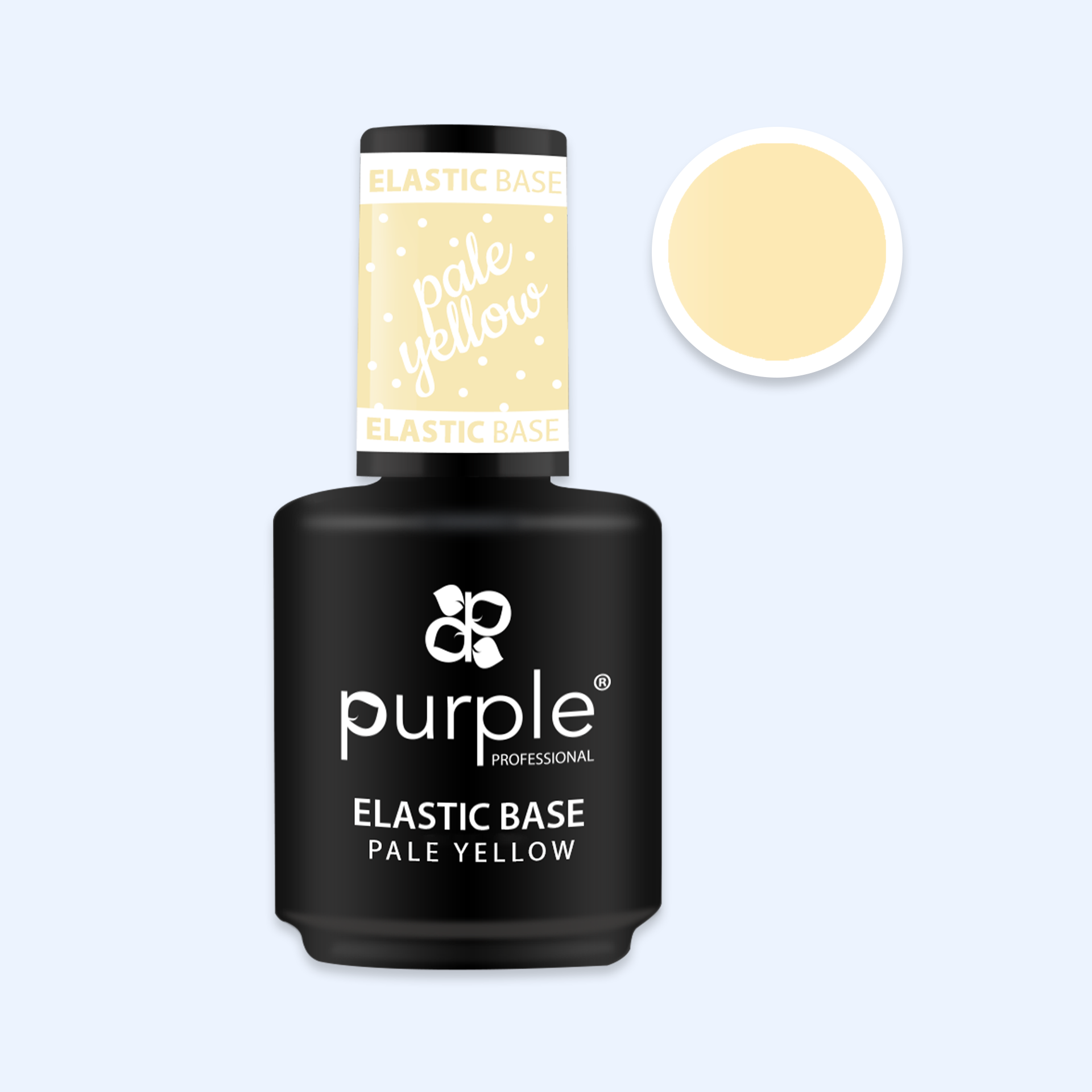 Elastic Base Purple - Pale Yellow