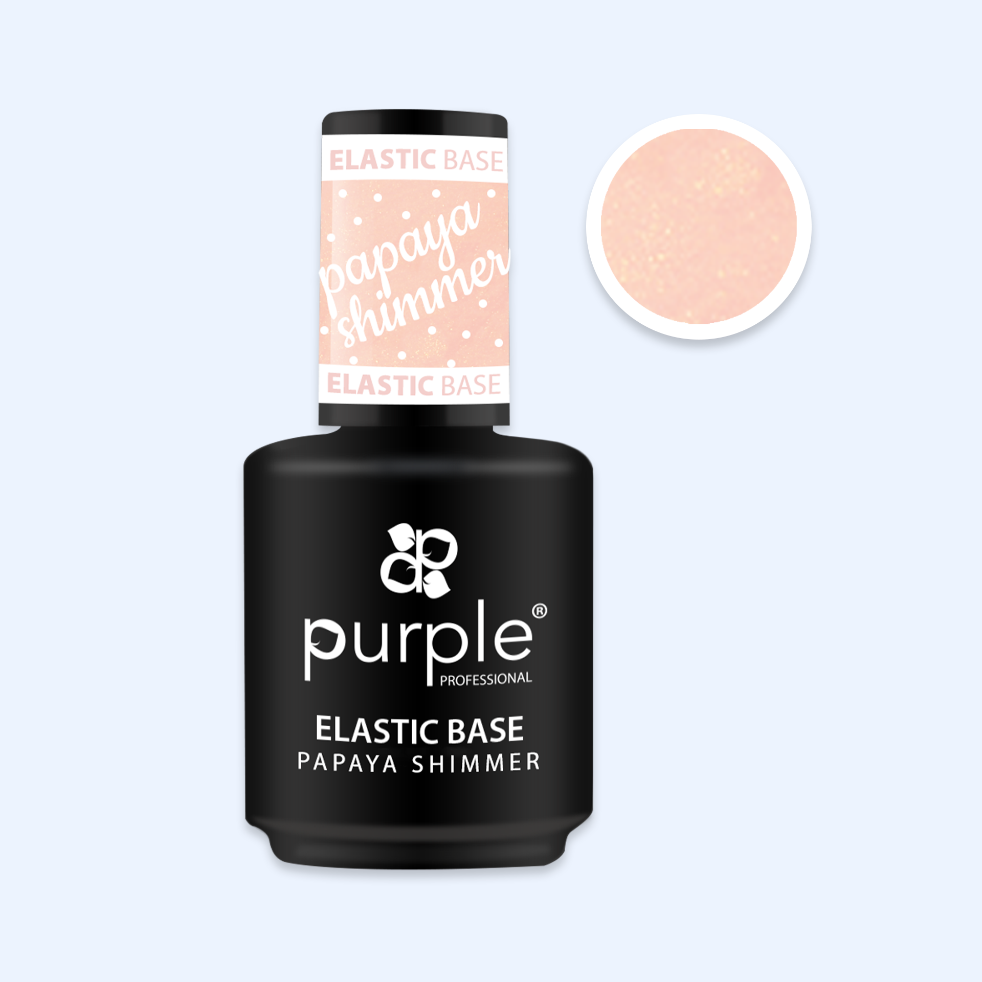 Elastic Base Purple - Papaya Shimmer