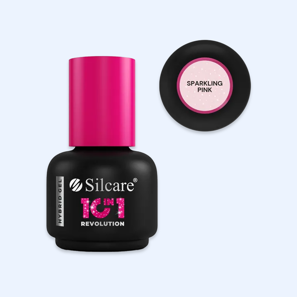 Base Elástica 10in1 Revolution Silcare - Sparkling Pink