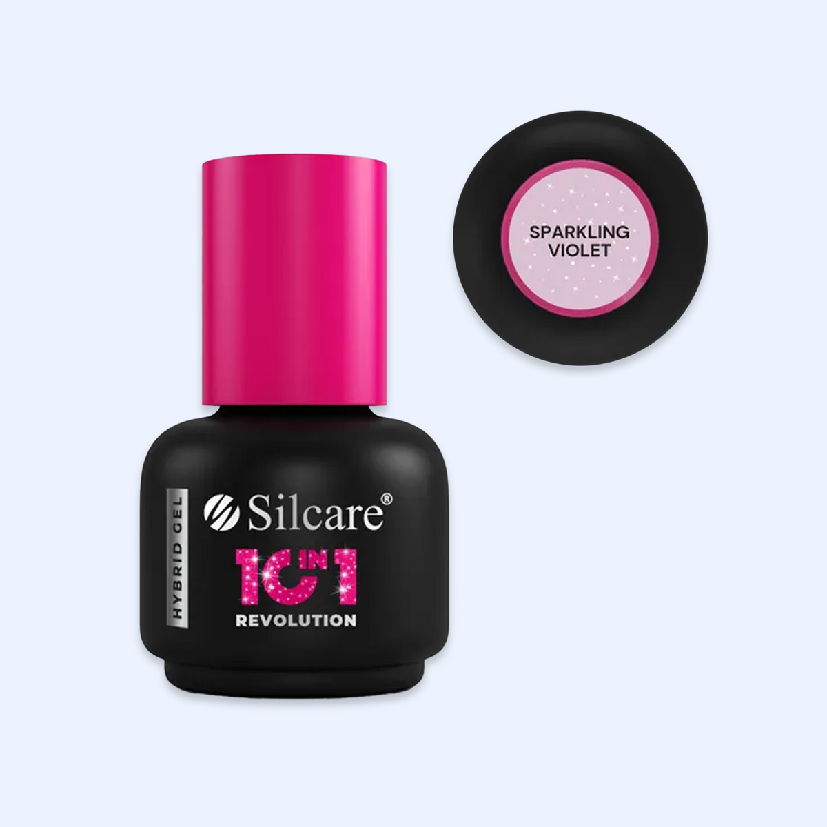 Base Elástica 10in1 Revolution Silcare - Sparkling Violet