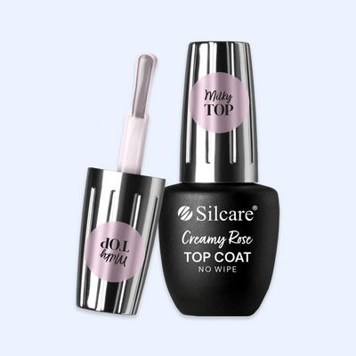 Creamy Rose - Top Coat No Wipe Silcare