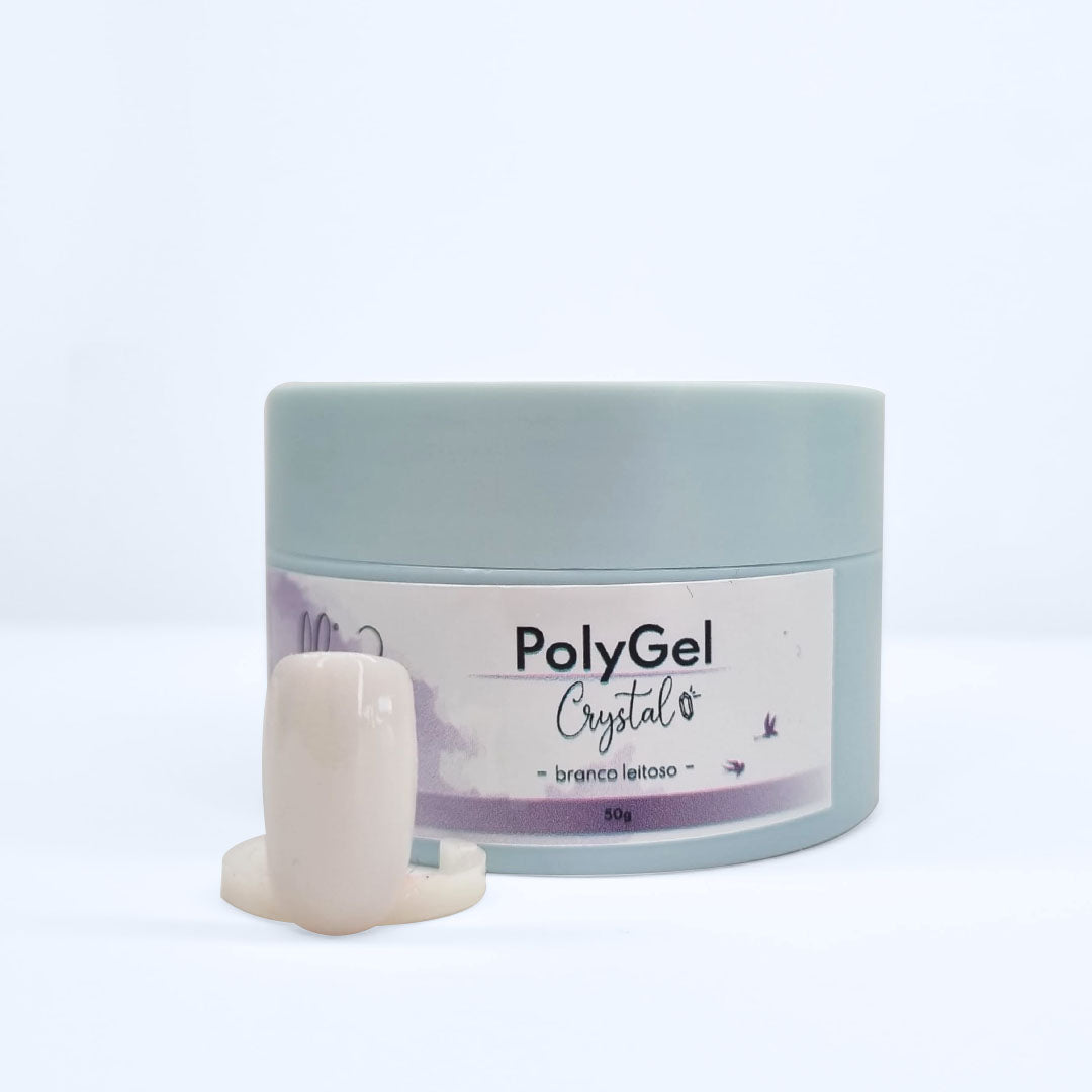 Polygel Cristal 50g - Branco Leitoso