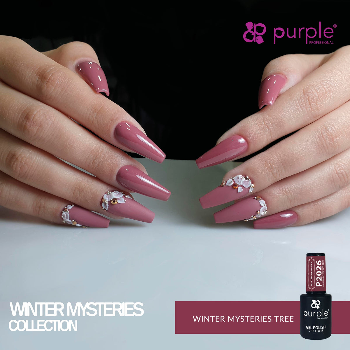 Verniz Gel Purple - Winter Mysteries Tree P2026