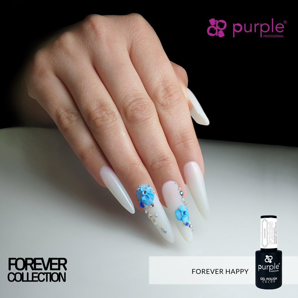 Verniz Gel Purple - Forever Happy P2036