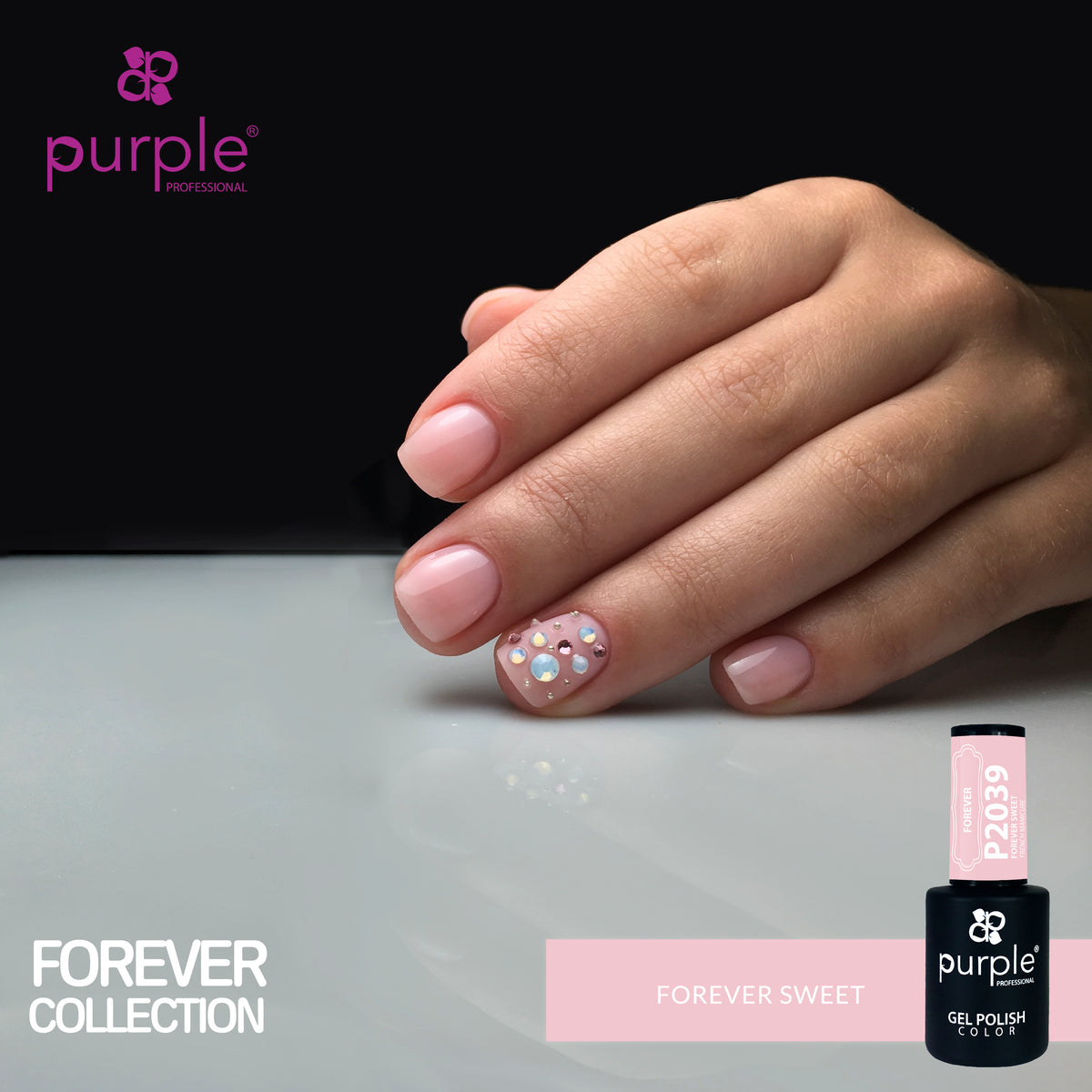 Verniz Gel Purple - Forever Sweet P2039