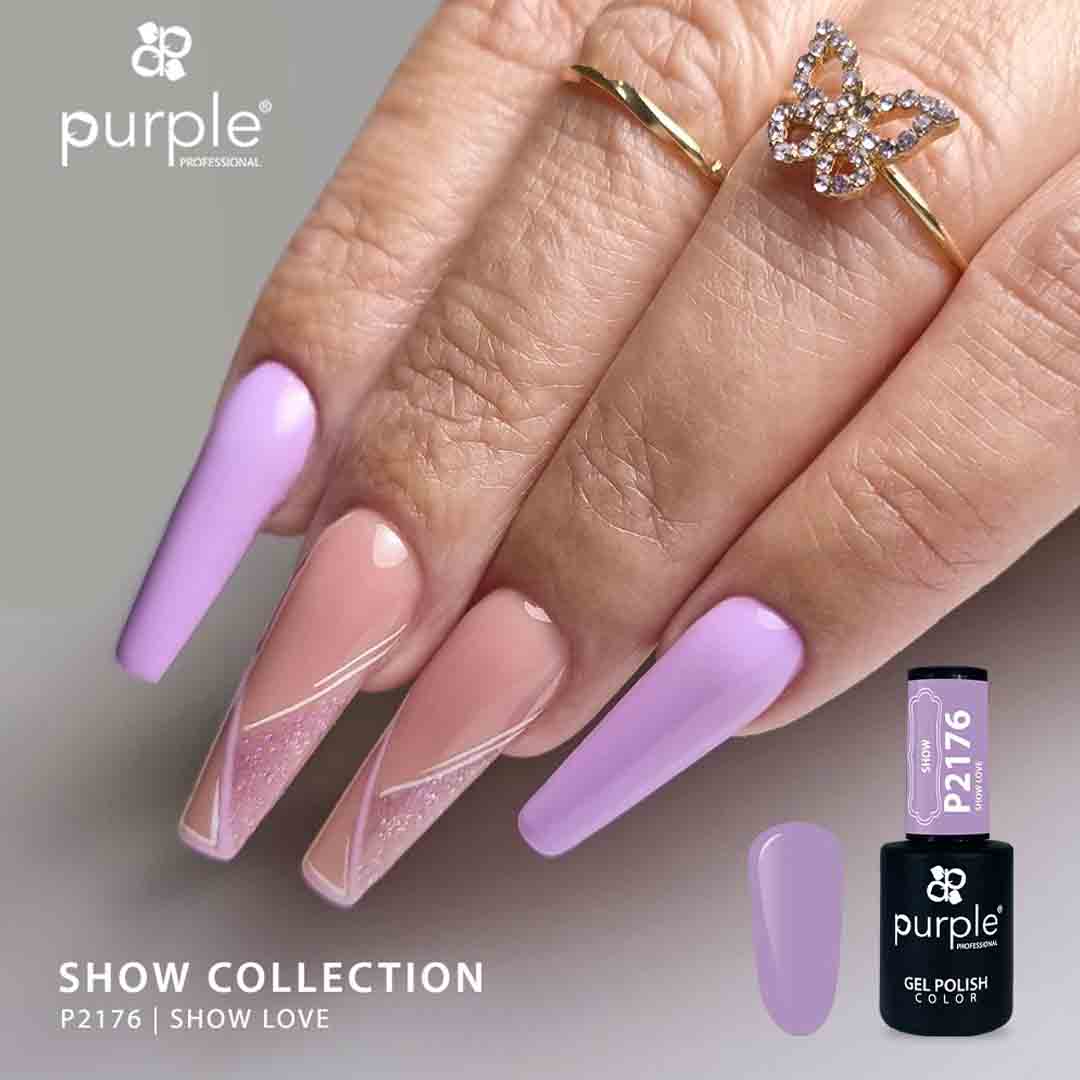 Verniz Gel Purple - Show Love P2176