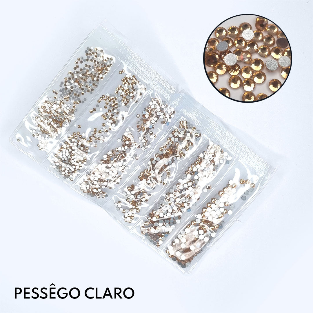 Brilhantes Swarovski SS3-SS10 para Nail Art